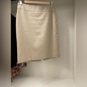 J. Crew Classic Tan Pencil Skirt